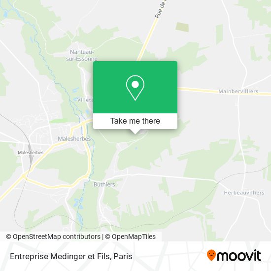 Entreprise Medinger et Fils map