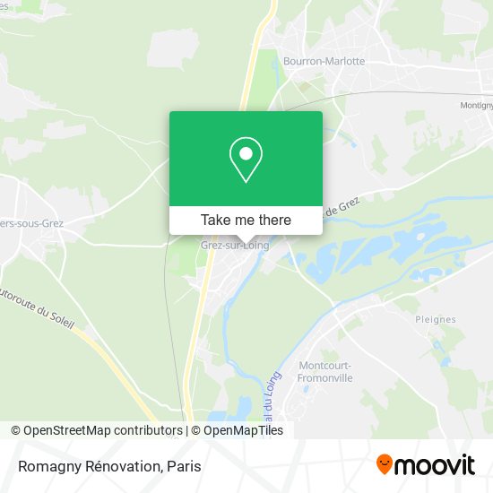 Romagny Rénovation map