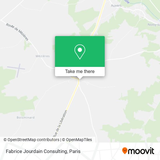 Mapa Fabrice Jourdain Consulting