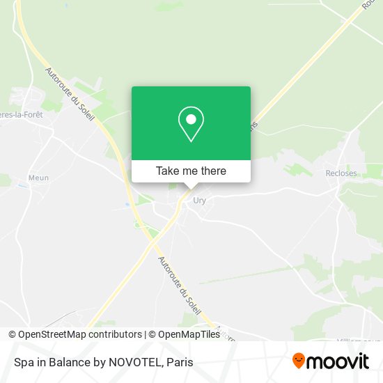 Mapa Spa in Balance by NOVOTEL