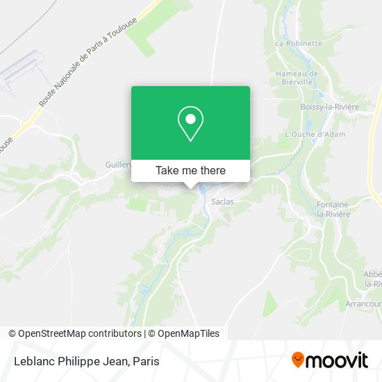 Mapa Leblanc Philippe Jean