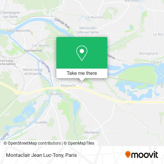 Mapa Montaclair Jean Luc-Tony