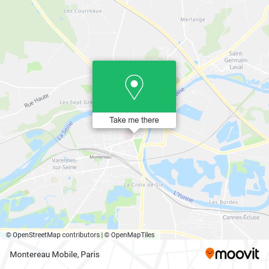 Mapa Montereau Mobile