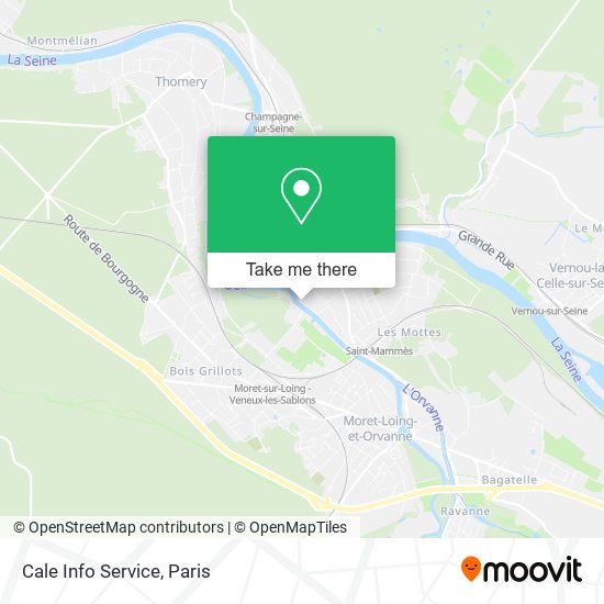 Cale Info Service map