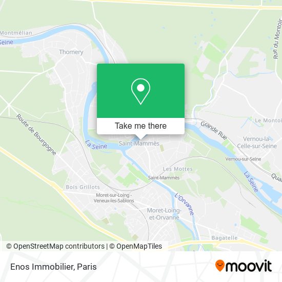 Enos Immobilier map