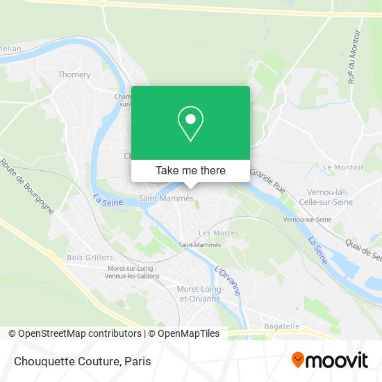 Chouquette Couture map