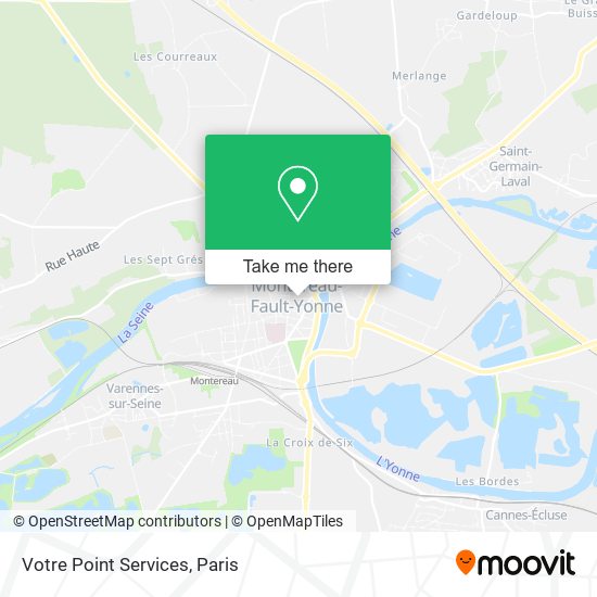 Votre Point Services map