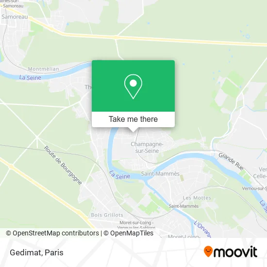 Gedimat map