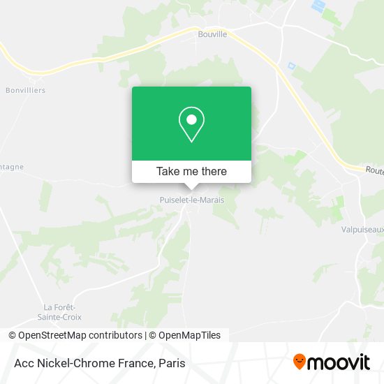 Mapa Acc Nickel-Chrome France