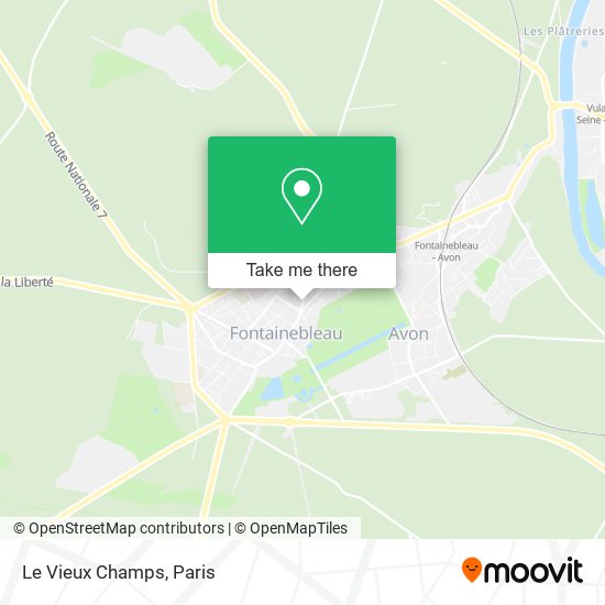 Mapa Le Vieux Champs