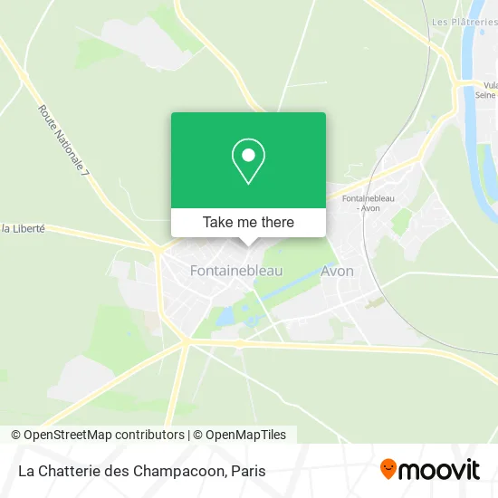 La Chatterie des Champacoon map