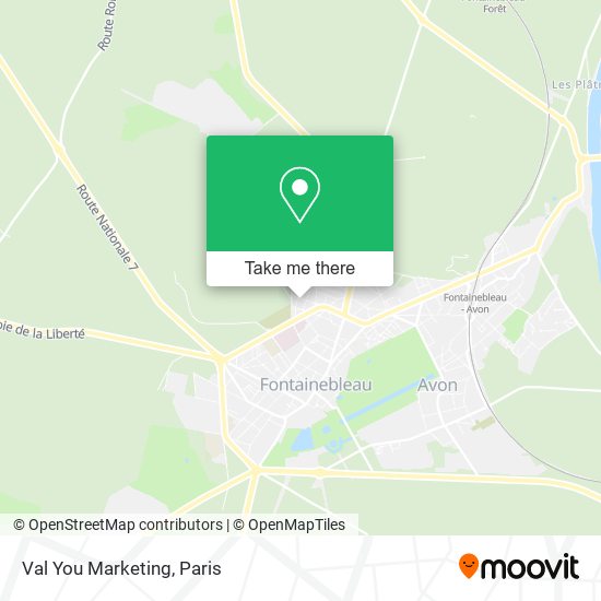 Val You Marketing map