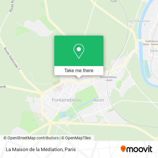 La Maison de la Médiation map