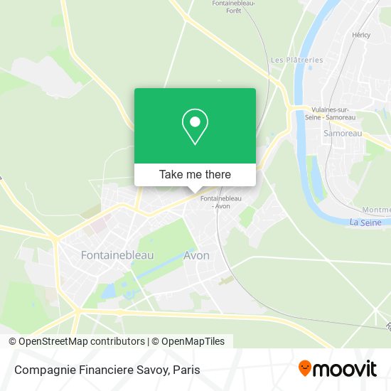 Mapa Compagnie Financiere Savoy