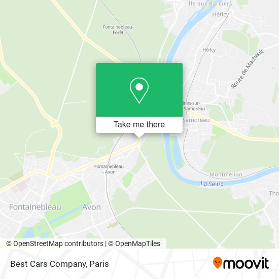 Best Cars Company map