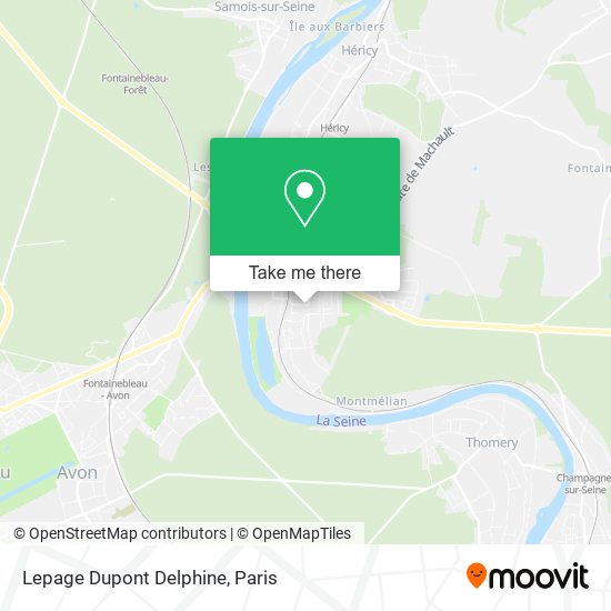 Lepage Dupont Delphine map