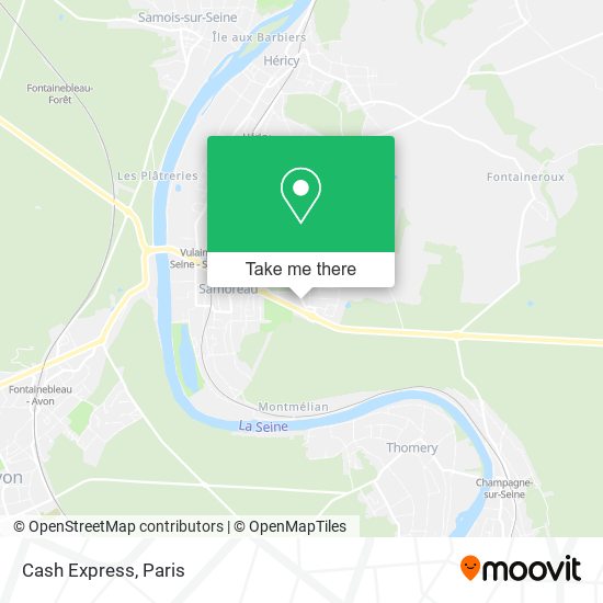 Cash Express map