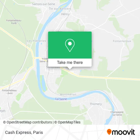 Cash Express map