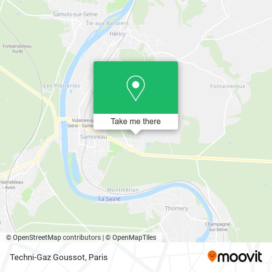 Mapa Techni-Gaz Goussot