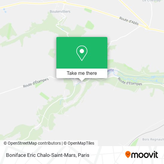 Mapa Boniface Eric Chalo-Saint-Mars