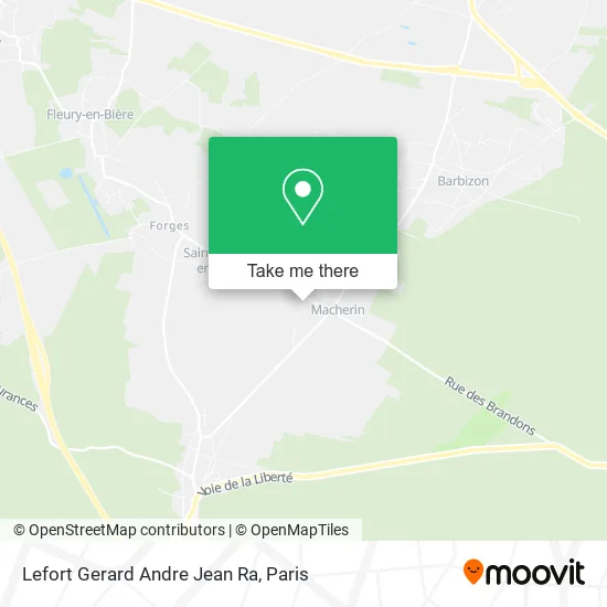 Lefort Gerard Andre Jean Ra map