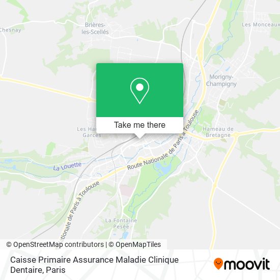 Caisse Primaire Assurance Maladie Clinique Dentaire map