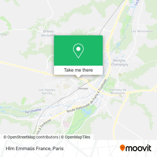 Hlm Emmaüs France map