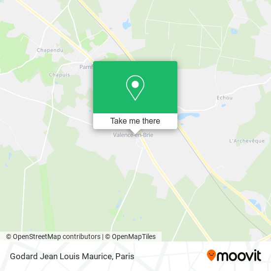 Mapa Godard Jean Louis Maurice