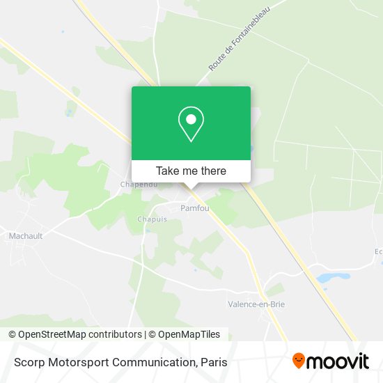 Scorp Motorsport Communication map