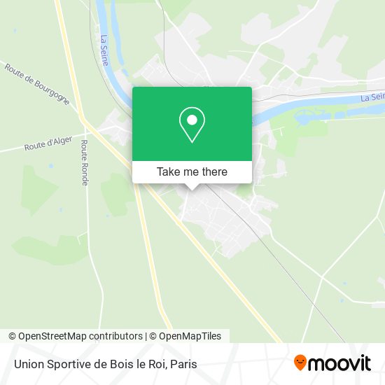 Union Sportive de Bois le Roi map