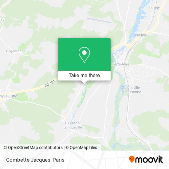 Mapa Combette Jacques