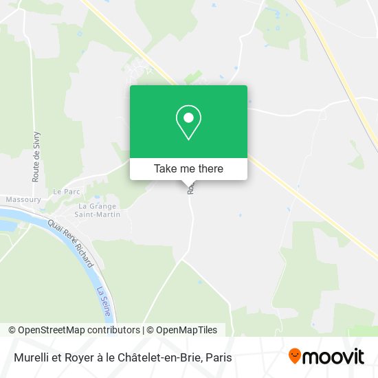 Mapa Murelli et Royer à le Châtelet-en-Brie