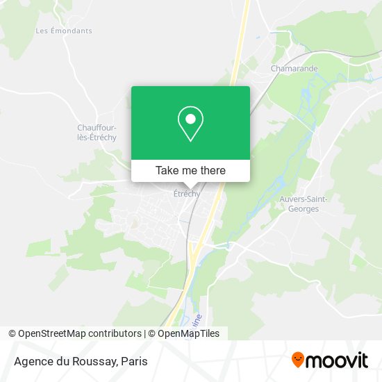 Agence du Roussay map