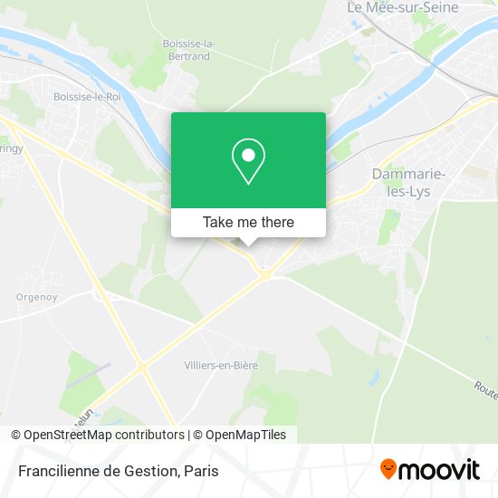 Francilienne de Gestion map