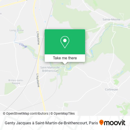 Mapa Genty Jacques à Saint-Martin-de-Bréthencourt