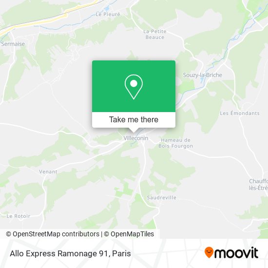 Allo Express Ramonage 91 map