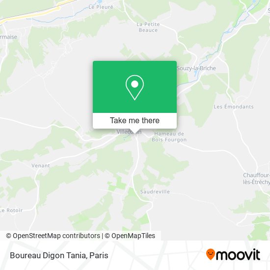 Boureau Digon Tania map