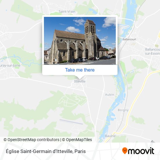 Église Saint-Germain d'Itteville map