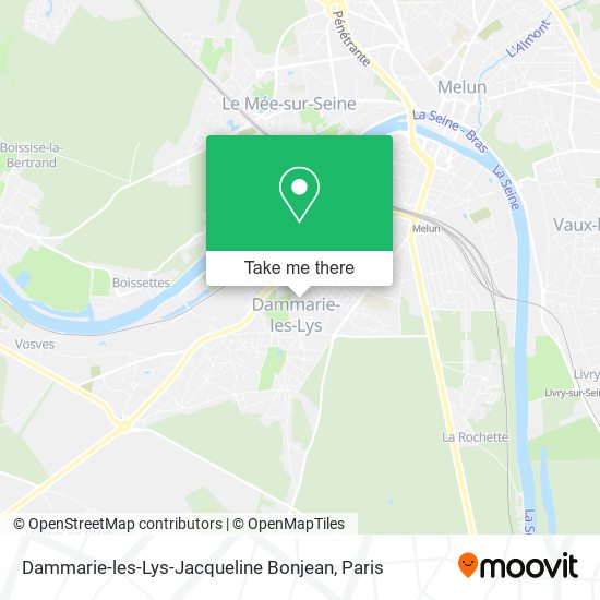 Dammarie-les-Lys-Jacqueline Bonjean map