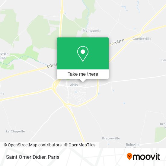 Mapa Saint Omer Didier