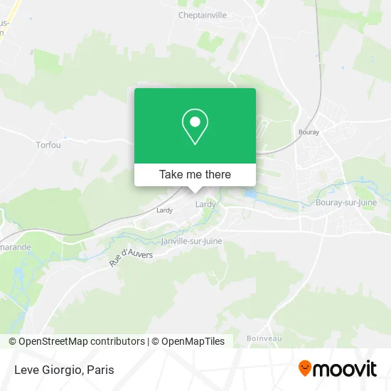 Leve Giorgio map