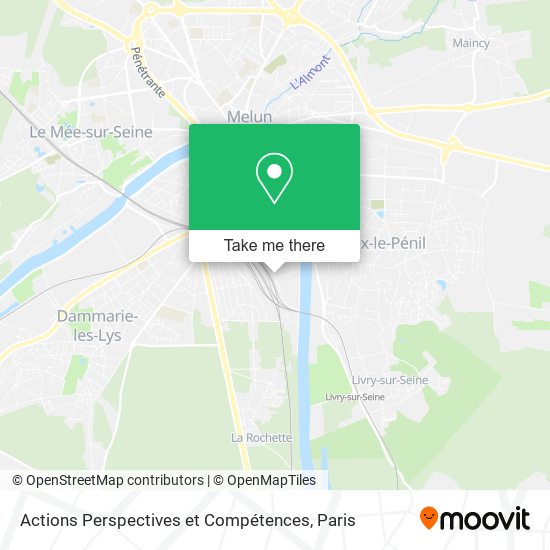 Mapa Actions Perspectives et Compétences