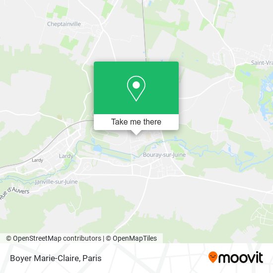 Mapa Boyer Marie-Claire