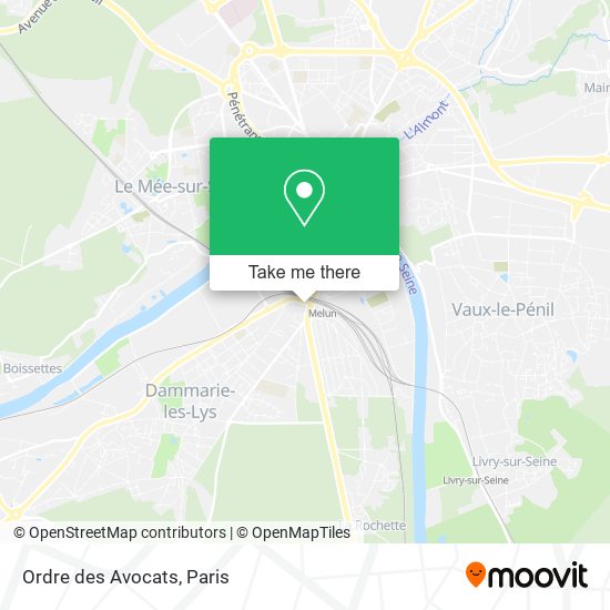 Ordre des Avocats map