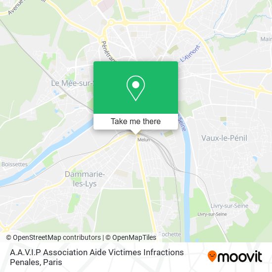 A.A.V.I.P Association Aide Victimes Infractions Penales map