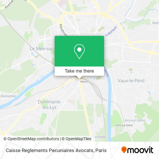 Caisse Reglements Pecuniaires Avocats map