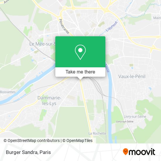 Burger Sandra map