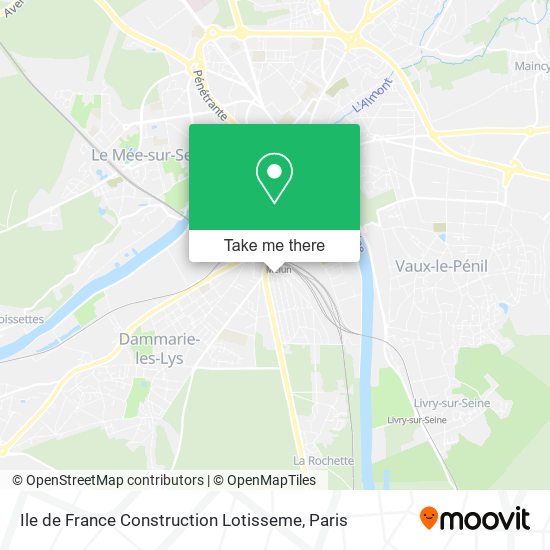 Ile de France Construction Lotisseme map
