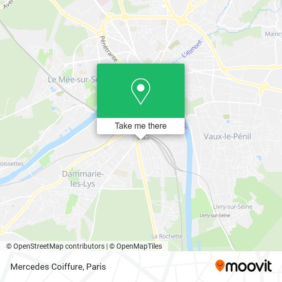 Mercedes Coiffure map