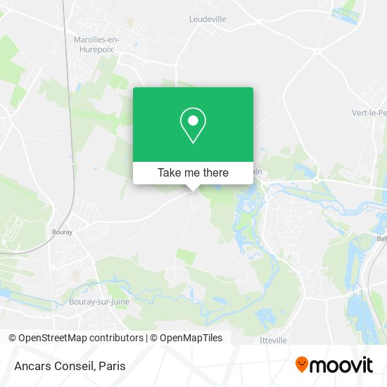 Ancars Conseil map